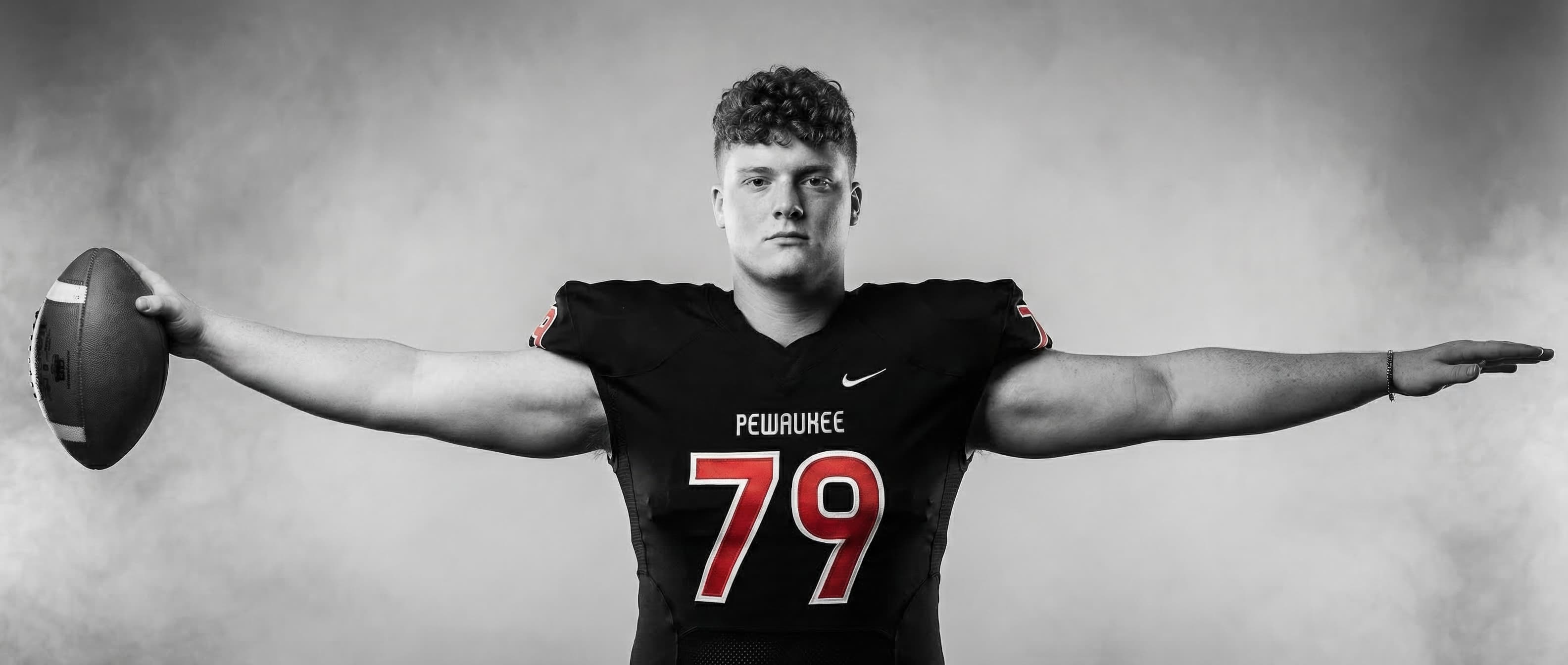 Jacob Rodgers #79 — 80.5-inch wingspan, Pewaukee HS Wisconsin